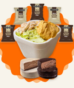 1/2 Kg + 5 Alfajores Helados
